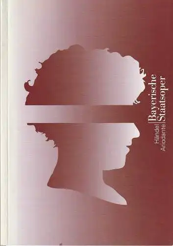 Bayerische Staatsoper, Peter Jonas, Hanspeter Krellmann, Ingrid Zellner, Peter Heilker: Programmheft Georg Friedrich Händel ARIODANTE Premiere 17. Januar 2000 Spielzeit 1999 / 2000. 