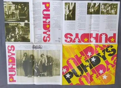 Friedrichstadtpalast, Wolfgang E. Struck, Wolfgang Tilgner, Bernd Gahlow, Detlef Mann, Bernd Scheubert ( Fotos ): Programmheft PUHDYS Rhythmus im Friedrichstadtpalast 1979 Plakat. 