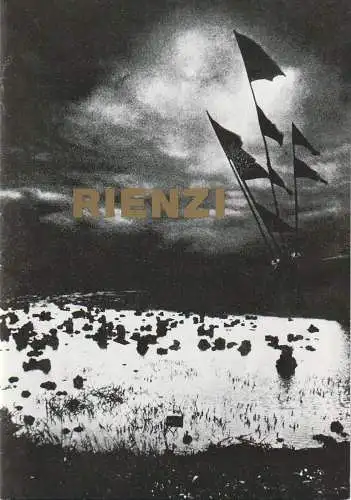 Komische Oper Berlin, Eberhard Schmidt: Programmheft Richard Wagner RIENZI DER LETZTE DER TRIBUNEN Premiere 25. September 1992. 