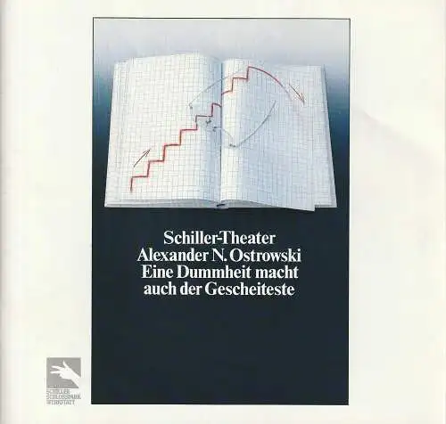 Staatliche Schauspielbühnen Berlins, Boy Gobert, Irene Böhme, Jutta Nase-Ramm: Programmheft  Alexander N. Ostrowski EINE DUMMHEIT MACHT AUCH DER GESCHEITESTE Premiere 6. Juni 1984 Schiller-Theater Spielzeit 1983 / 84. 