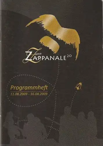 Arf-Society, Thomas Dippel: Programmheft ZAPPANALE 20 11.08. - 16.08.2009. 