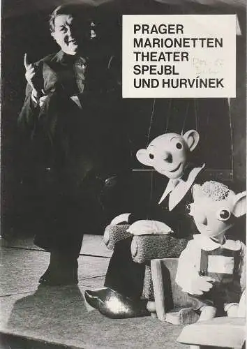 Theater-Konzert-Direktion Peter Heister, Hamburg: Programmheft Prager Marionetten Theater SPEJBL UND HURVINEK. 