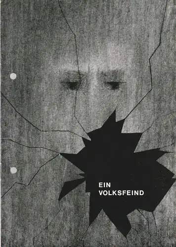 Landesbühne Niedersachsen Nord Wilhelmshaven, Rudolf Stromberg, Yvonne Sturzenegger: Programmheft Henrik Ibsen EIN VOLKSFEIND Spielzeit 1965 - 1966 Heft 10. 