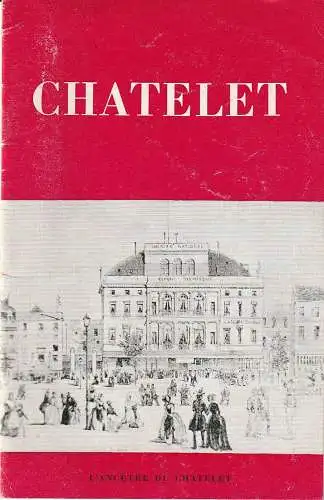 Theatre Chatelet: Programmheft Marcel Achard EUGENE LE MYSTERIEUX April 1964. 