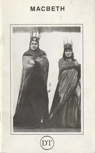 Deutsches Theater in Göttingen, Günther Fleckenstein, Norbert Baensch: Programmheft William Shakespeare MACBETH Spielzeit 1980 / 81 Heft 484. 