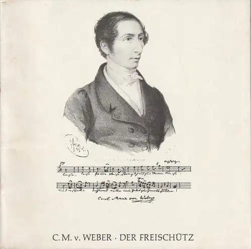 Frankfurter Oper, Klaus Schultz, Lieselott Ferstl: Programmheft Carl Maria von Weber DER FREISCHÜTZ Spielzeit 1975 / 76 Heft 2. 