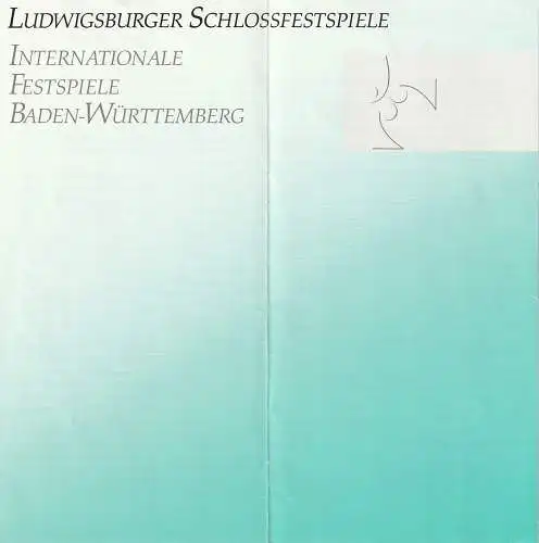 Ludwigsburger Schlossfestspiele: Programmheft LIEDERABEND PETER SCHREIER Ludwigsburg Theater im Forum 9. Mai 1989 Ludwigsburger Schlossfestspiele. 