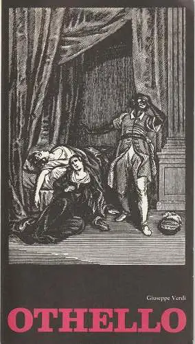 Oper der Stadt Köln, Claus Helmut Drese, Gunter Schäble: Programmheft Giuseppe Verdi OTHELLO 13. Dezember 1975. 