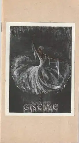 Panstwowa Opera im. Stanislawa Moniuszki w. Poznaniu: Programmheft Adolphe Adam GISELLE Premiera 10 marca 1974 Roku. 