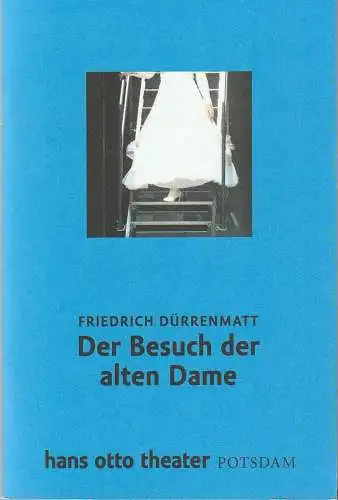 Hans Otto Theater Potsdam, Tobias Wellemeyer, Nadja Hess: Programmheft Friedrich Dürrenmatt DER BESUCH DER ALTEN DAME Premiere 5. Februar 2016. 