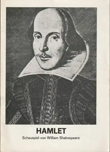 Schweizer Tournee-Theater: Programmheft William Shakespeare HAMLET Spielzeit 1975 / 76. 