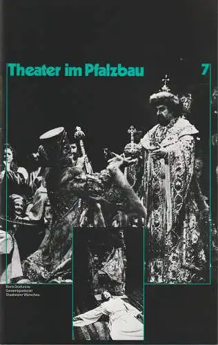 Theater im Pfalzbau, Rainer Antoine, Klaus Hoffmann: Programmheft THEATER IM PFALZBAU 7 1983 / 84. 