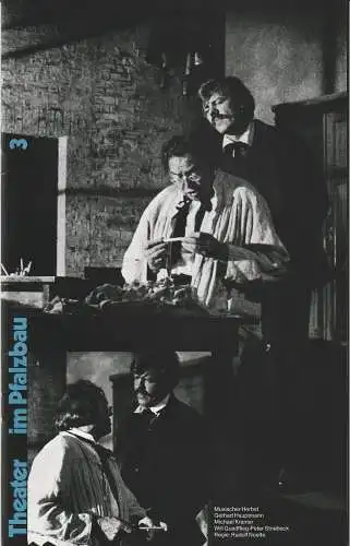 Theater im Pfalzbau, Rainer Antoine, Klaus Hoffmann: Programmheft THEATER IM PFALZBAU 3 1983 / 84. 