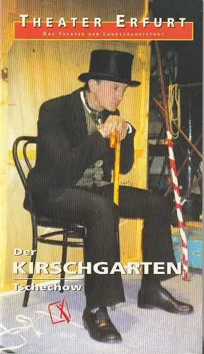 Theater Erfurt, Dietrich Taube, Klaus Gronau: Programmheft Anton Tschechow DER KIRSCHGARTEN Premiere 15. Mai 1999 Spielzeit 1998 / 99. 