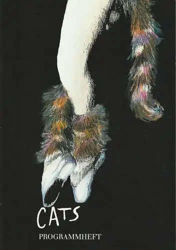 Stella Theater Produktions GmbH, Operettenhaus Hamburg: Programmheft Andrew Lloyd Webber CATS Februar 1992. 