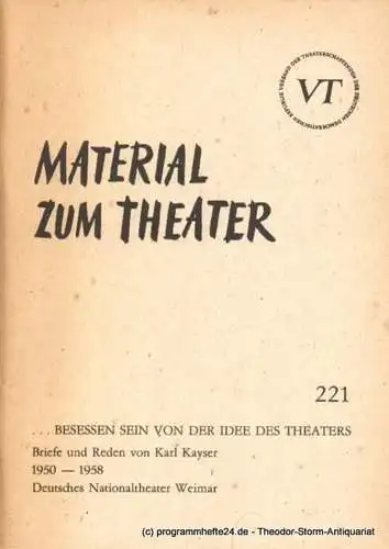 John Hans-Rainer: Material zum Theater Nummer 221 Reihe Schauspiel Heft 71 (18). 