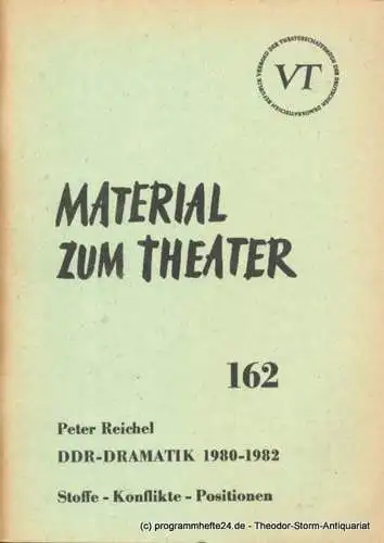 John Hans-Rainer: Material zum Theater Nummer 162 Reihe Schauspiel Heft 47 (18). 