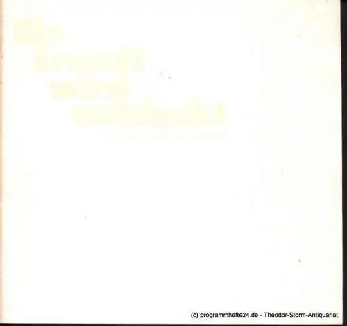 Thalia Theater Hamburg, Boy Gobert, Lunin Hanno: Programmheft James Saunders Ein Eremit wird entdeckt Spielzeit 1974 / 75 Heft 12 (18). 