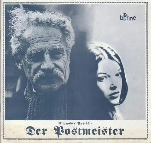 Bühne 64, Jürg Medicus: Programmheft Alexander Puschkin DER POSTMEISTER Spielzeit 1982 / 83 (18). 