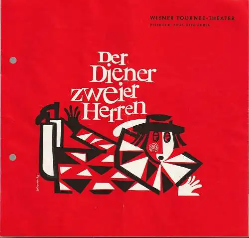 Wiener Tournee-Theater, Otto Ander, Claus Renner, Josef Steinhart: Programmheft Carlo Goldoni DER DIENER ZWEIER HERREN (18). 