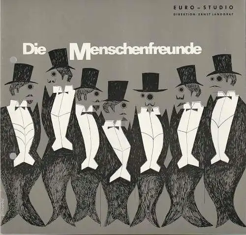 EURO-Studio, Ernst Landgraf, Claus Renner, Josef Steinhart: Programmheft Richard Dehmel DIE MENSCHENFREUNDE (18). 