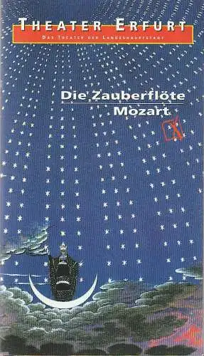 Theater Erfurt, Dietrich Taube, Ute Unger: Programmheft Wolfgang Amadeus Mozart DIE ZAUBERFLÖTE Premiere 25. September 1999 Spielzeit 1999 / 2000 (18). 