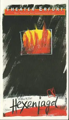 Theater Erfurt, Dietrich Taube, Klaus Gronau: Programmheft Arthur Miller HEXENJAGD Premiere 20. Mai 2000 Spielzeit 1999 / 2000 (18). 