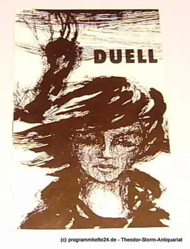 Theater der jungen Generation, Theater auf der Treppe, Rolf Büttner, Mehnert Monika: Programmheft Mar Baidshijew Duell Premiere 26. April 1969 Spielzeit 1968 / 69 (18). 
