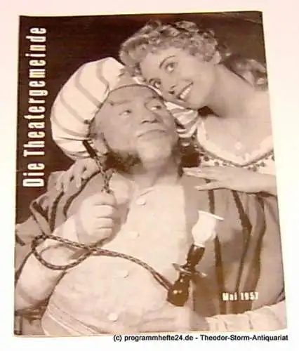 Volksbühne Kassel, Hermann Platiel, Nowotny Karl-Heinz: Die Theatergemeinde. Kulturelle Monatsschrift für Kassel. Spielzeit 1956 / 57 Mai 1957 Heft 9 4. Jahrgang (18). 