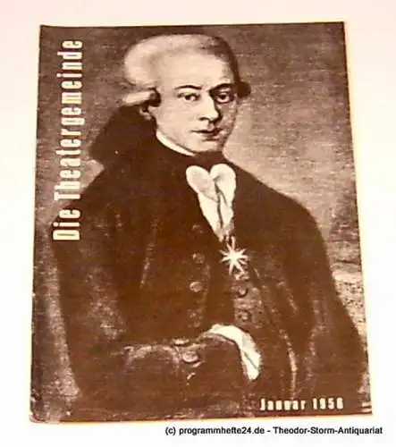 Volksbühne Kassel, Hermann Platiel, Nowotny Karl-Heinz: Die Theatergemeinde. Kulturelle Monatsschrift für Kassel. Spielzeit 1955 / 56 Januar 1956 Heft 5 3. Jahrgang (18). 