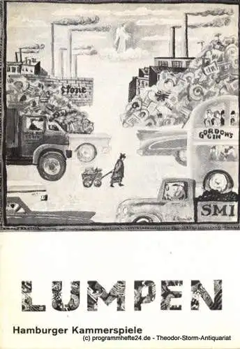 Hamburger Kammerspiele, Höger Ilse: Programmheft Lumpen. Komödie von John Patrick. Hamburger Erstaufführung. Blätter der Hamburger Kammerspiele Spielzeit 1966 / 67 3. Heft (18). 