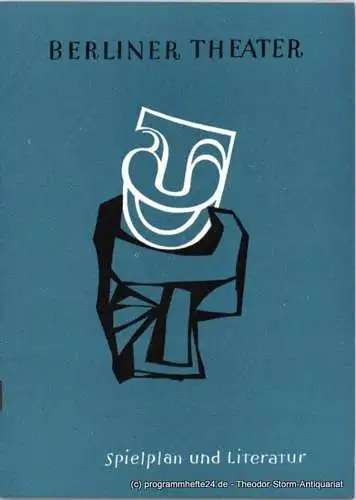 Senator für Volksbildung, Urban Dora, Lehmann Lothar: Berliner Theater. Ein Literaturnachweis der Berliner Stadtbüchereien zum Spielplan der Westberliner Bühnen 1960 / 61 (18). 