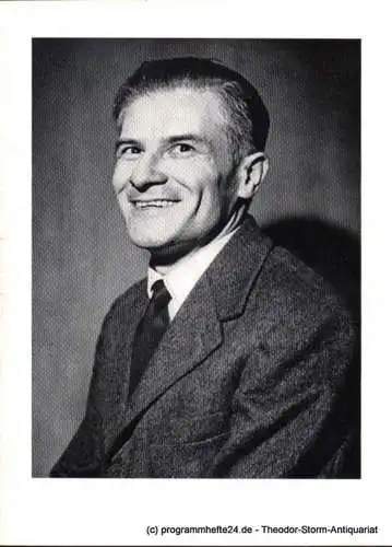 Thalia Theater Hamburg, Ruppel Walter: Programmheft Der Manager ( La preuve par quatre ) Ein Stück von Felicien Marceau (18). 