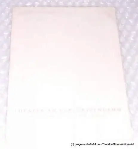 Theater am Kurfürstendamm, Haus der freien Volksbühne, Specht Bernhard: Programmheft Die Grasharfe. Ein Stück von Truman Capote. Ab 6. April 1962. Spielzeit 1961 / 62 (18). 