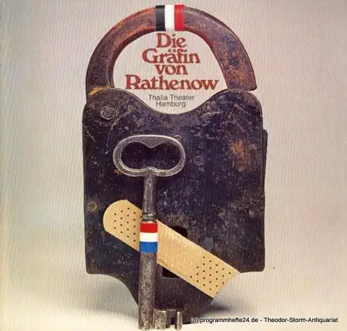 Thalia Theater Hamburg, Boy Gobert, Matthies Holger, Lunin Hanno, Müller-Buchow Peter: Programmheft Die Gräfin von Rathenow. Komödie von Hartmut Lange. Spielzeit 1972 / 73 Heft 1 (18). 