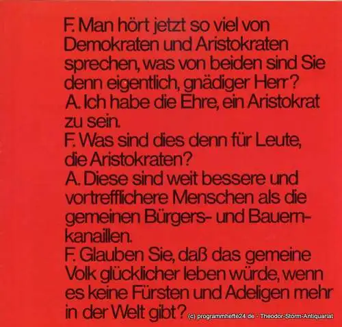 Thalia Theater Hamburg, Boy Gobert, Matthies Holger, Lunin Hanno, Müller-Buchow Peter: Programmheft Die Soldaten von Heinar Kipphardt. Hamburger Erstaufführung. Spielzeit 1973 / 74 Heft 11 (18). 