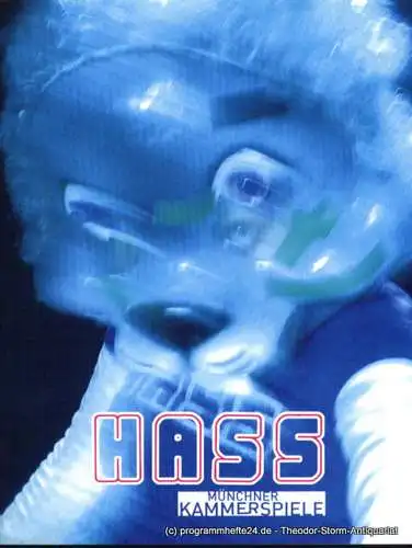 Münchner Kammerspiele, Frank Baumbauer, Lochte Julia: Programmheft HASS nach dem Film von Mathieu Kassowitz. Premiere 18. Januar 2008 Schauspielhaus. Spielzeit 2007 / 08 (18). 