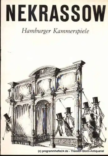 Hamburger Kammerspiele, Höger Ilse: Programmheft Nekrassow. Satire von Jean-Paul Sartre. Blätter der Hamburger Kammerspiele 2. Heft der Spielzeit 1965 / 66 (18). 