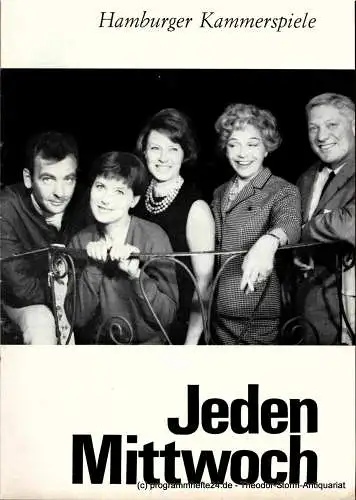 Hamburger Kammerspiele, Ilse Höger: Programmheft Hamburger Erstaufführung Jeden Mittwoch. Eine Komödie von Muriel Resnik. Blätter der Hamburger Kammerspiele 1. Heft der Spielzeit 1965 / 66 (18). 