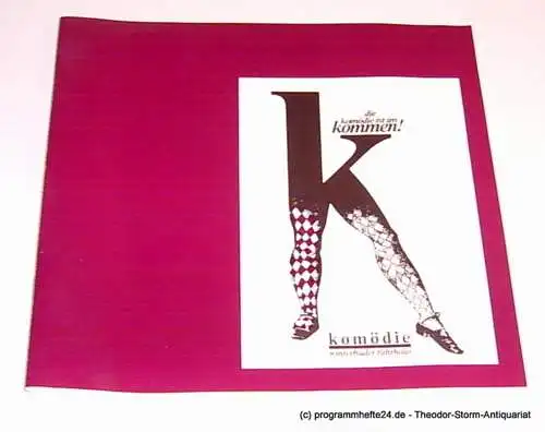 Komödie Winterhuder Fährhaus, Jürgen Wölffer, Christian Wölffer, Rolf Mares, Knut Lehmann, Wolfgang Spier: Programmheft Mirandolina ( La Locandiera ). Komödie von Carlo Goldoni. Spielzeit 90 / 91 (18). 