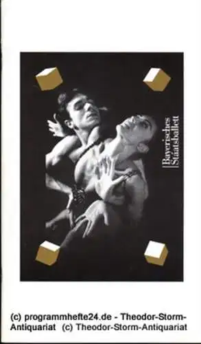 Bayerisches Staatsballett, Ivan Liska, Bettina Wagner-Bergelt: Programmheft zu den Balletten von George Balanchine, William Forsythe, Jose Limon und Jean Grand-Maitre. Apollo - Chaconne - Artifact II - The Unsung - Ecclesia. 2. Dezember 1998 (18). 