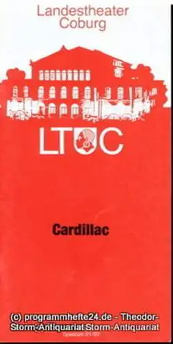 Landestheater Coburg, Ernö Weil, Burghard Hattendorff: Programmheft Cardillac. Oper von Ferdinand Lion. Premiere 8. April 1992. Programmhefte des Landestheaters Coburg Spielzeit 1991 / 92 Heft 14 (18). 