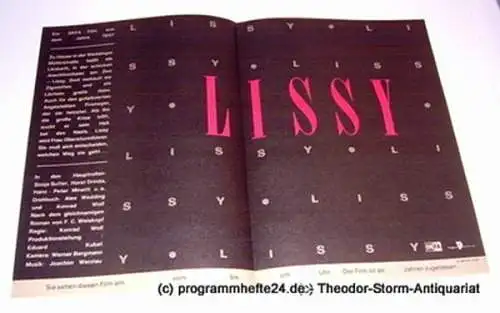 Filmplakat Lissy (18)