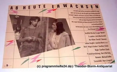 Filmplakat Ab heute erwachsen (18)