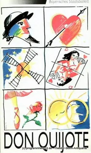 Bayerisches Staatsballett, Konstanze Vernon, Bettina Wagner-bergelt: Programmheft zur Neuinszenierung Don Quijote. Premiere 22.12.1991 (18). 