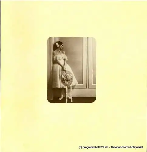 Hamburgische Staatsoper: Programmheft zur Hamburger Wiederaufnahme des Balletts Die Kameliendame von John Neumeier am 26. Oktober 1994 (18). 