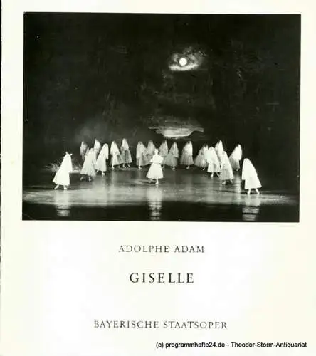 Bayerische Staatsoper, August Everding: Programmheft Giselle. Ballett phantastique von Theophile Gautier, Vernoy de Saint-Georges und Jean Coralli. 13. Mai 1978 (18). 
