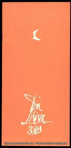 Die Möwe, Zentraler Klub der Gewerkschaft Kunst, Wolf Kaiser, Raimund Wölbing: Programmheft Die Möwe 3 / 69 (18). 