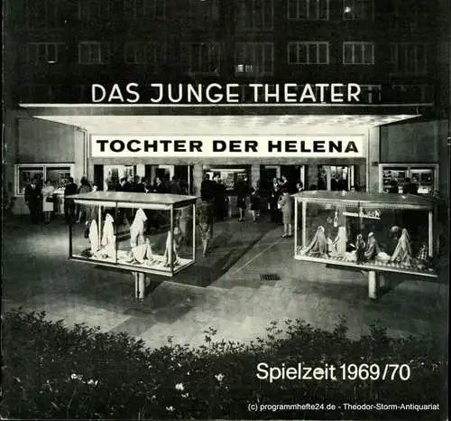 Das Junge Theater, Friedrich Schütter, Wolfgang Borchert: Programmheft Tochter der Helena. Komödie von Hans Koningsberger. Deutsche Erstaufführung. Spielzeit 1969 / 70 Heft 11 (18). 
