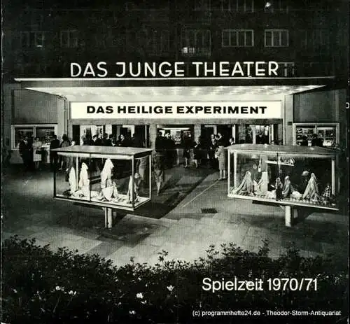 Das Junge Theater, Friedrich Schütter, Wolfgang Borchert: Programmheft Das heilige Experiment. Schauspiel von Fritz Hochwälder. Spielzeit 1970 / 71 Heft 5 (18). 